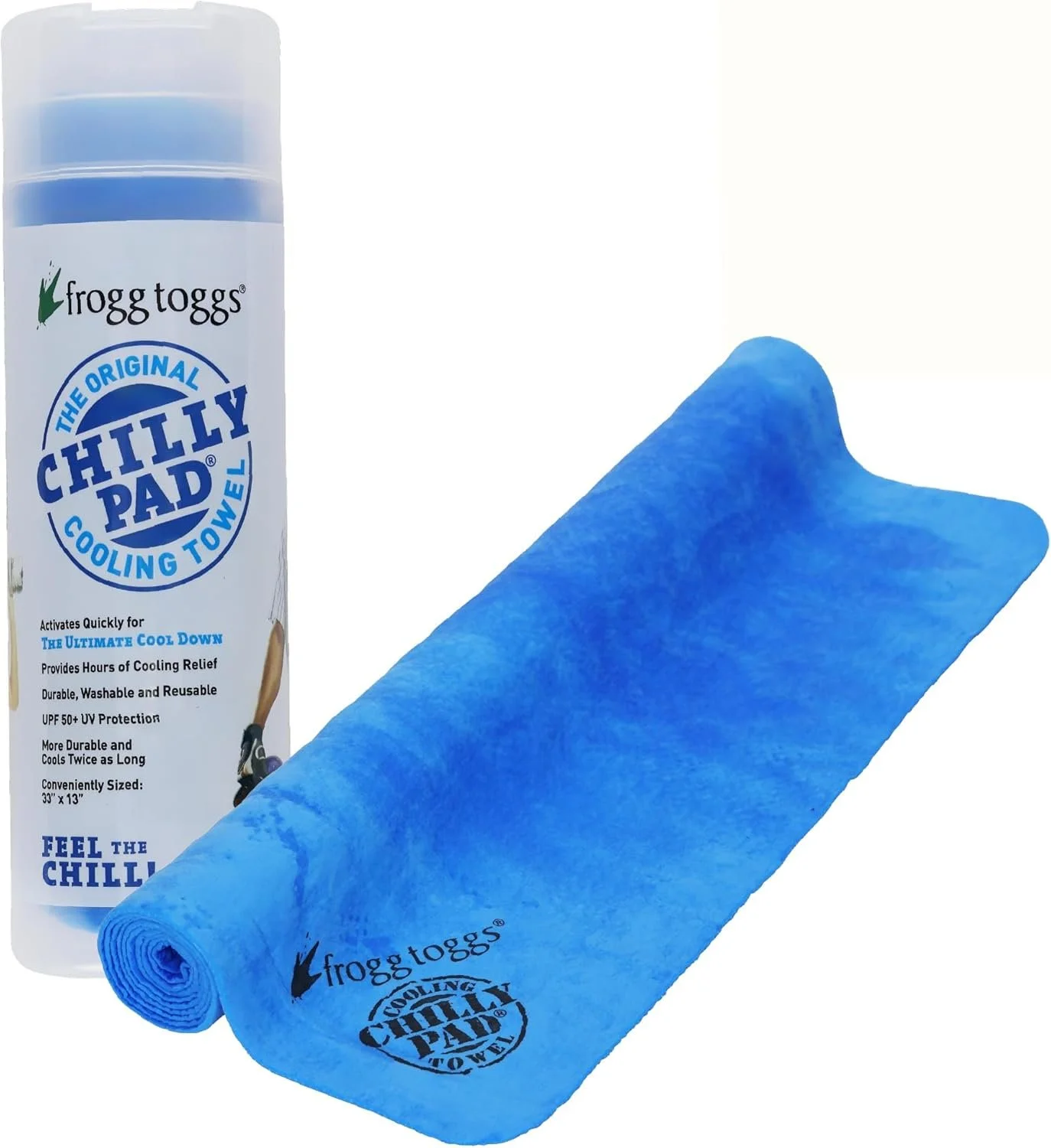 Frogg Toggs Intant Cooling Towel Blue