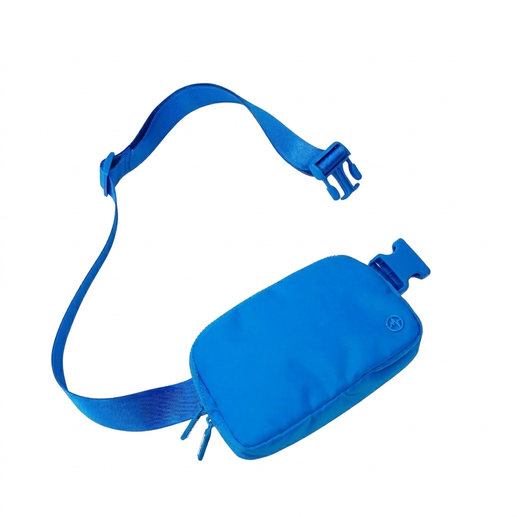 Blue Mini Belt Fanny Pack Bag