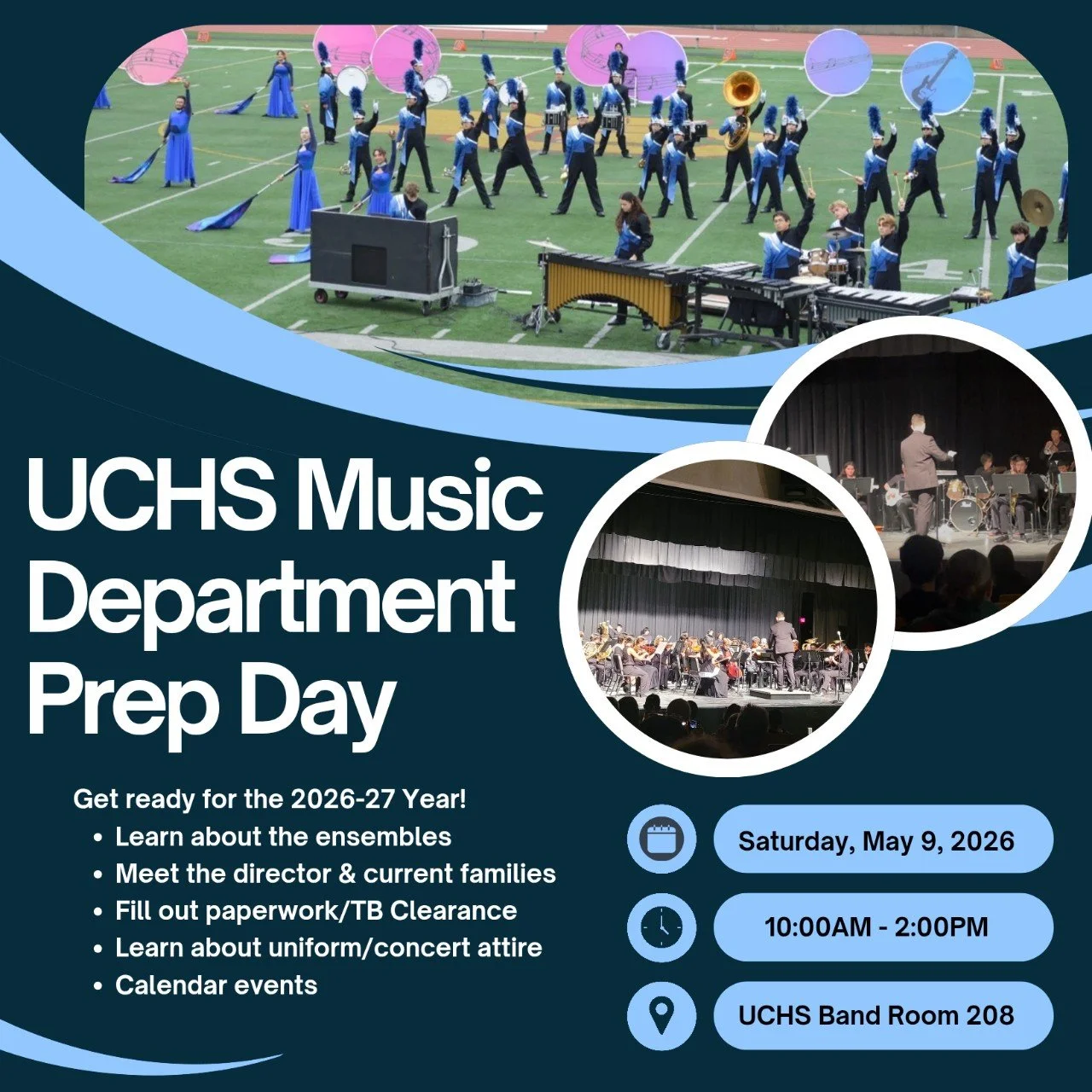 UCHS MUSIC Department Prep Day