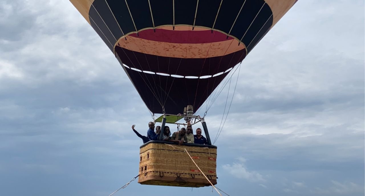 Hot Air Balloon in Akagera