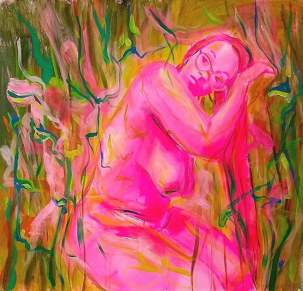 Libra Moon
32" x 34"
Acrylic on canvas
2024