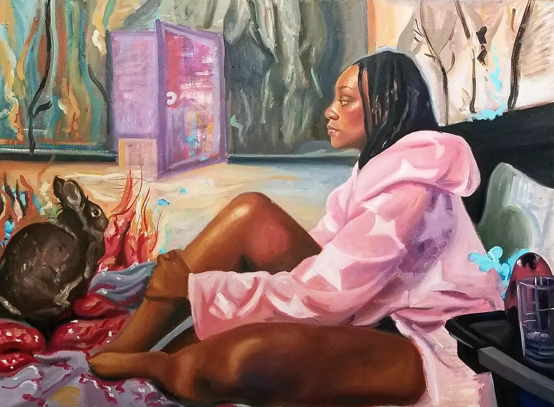 Still Waiting, Still
36" x 48"
Oil on canvas
2022