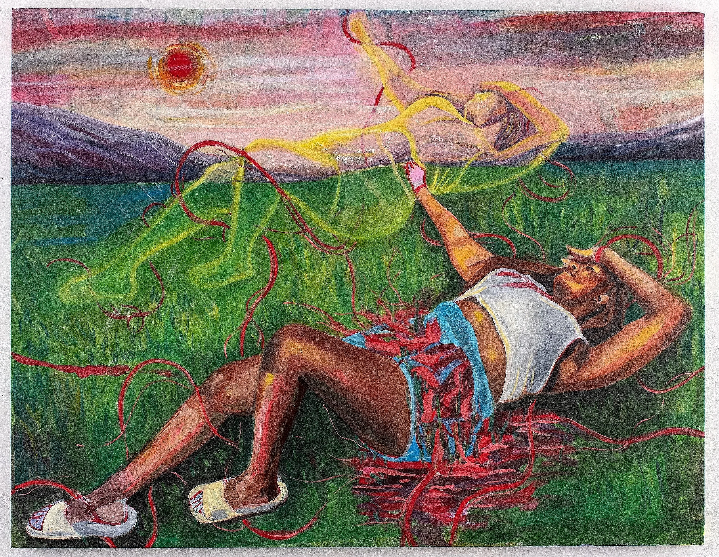 The Real Black Dahlia
54" x 72"
Oil on canvas
2023