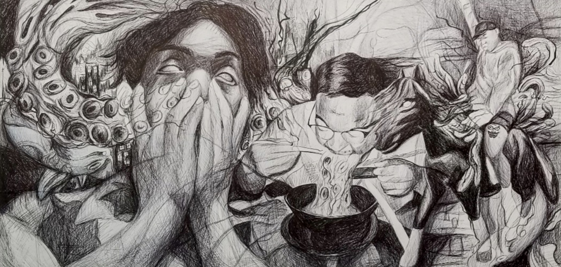 What Have I Done?
22" x 42"
ballpoint pen on paper
2022