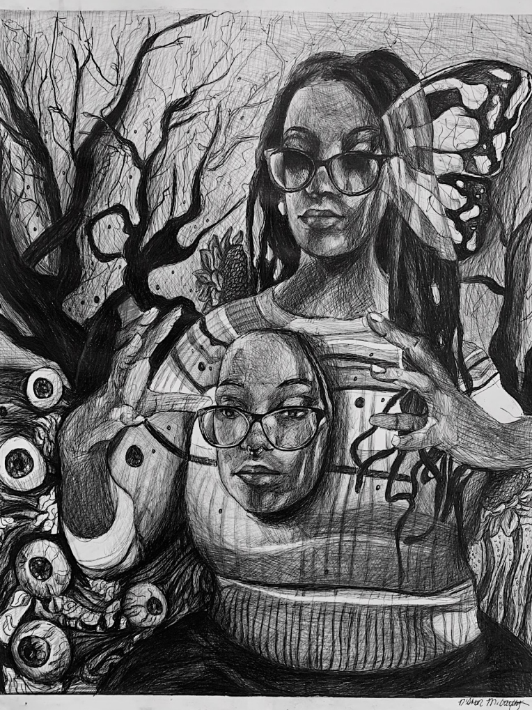 Shadow Realm
18" x 24"
ballpoint pen on paper
2022