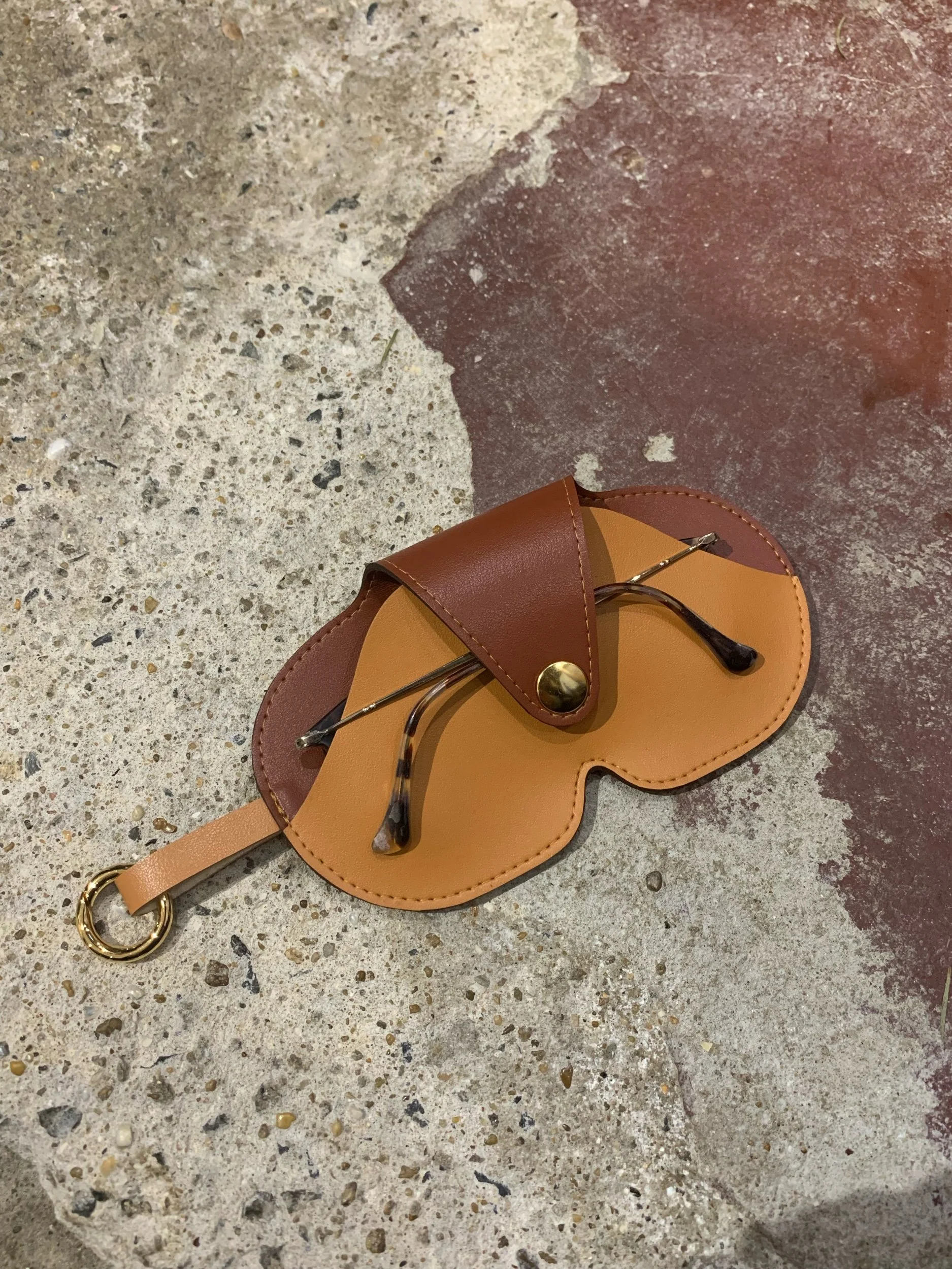 Etui à lunettes bicolore Hako