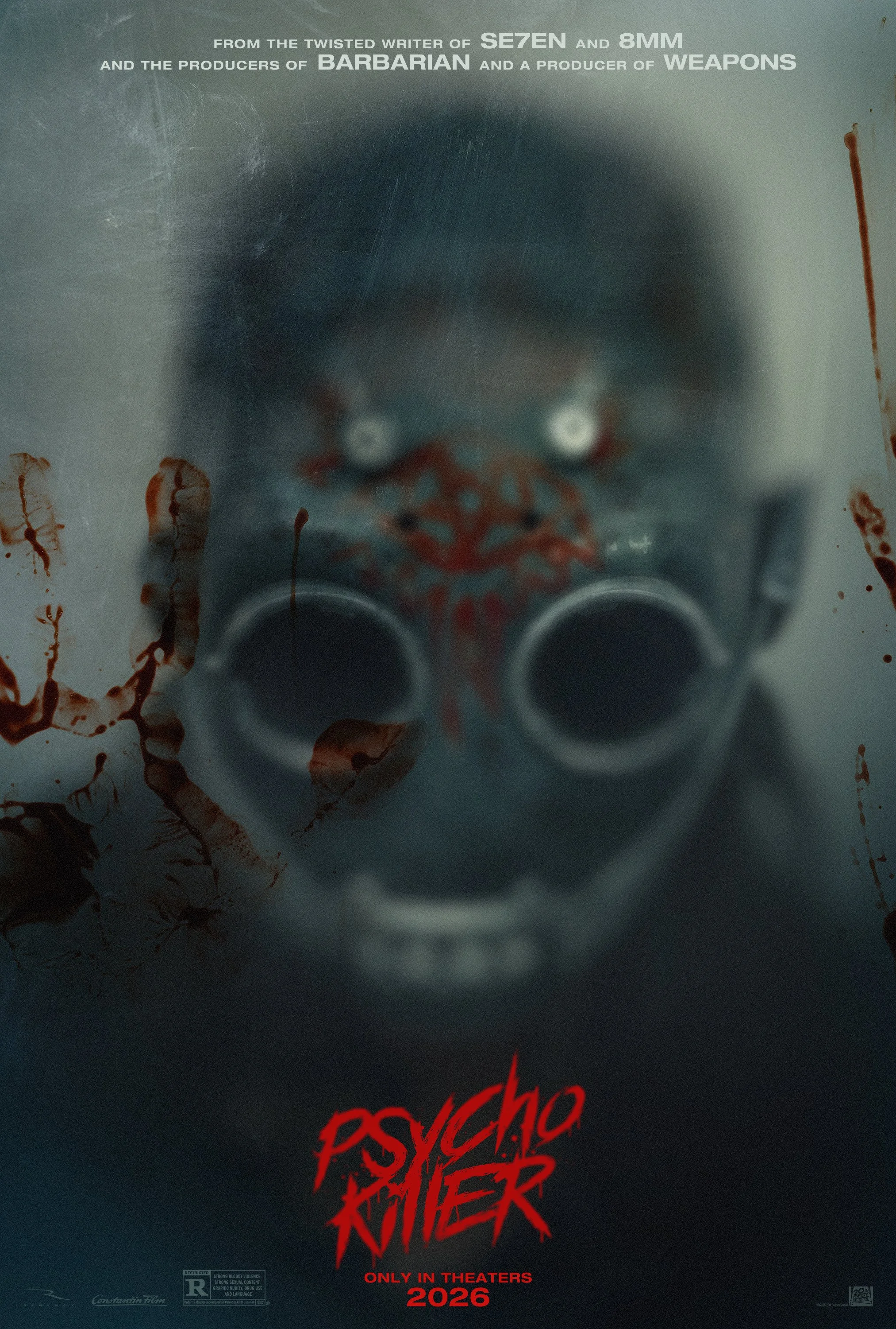 The poster for the 2026 film "Psycho Killer" directed by Gavin Polone.