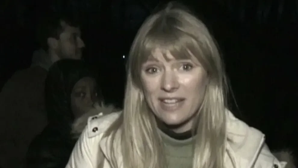 Sarah Durn as Riley in the film.