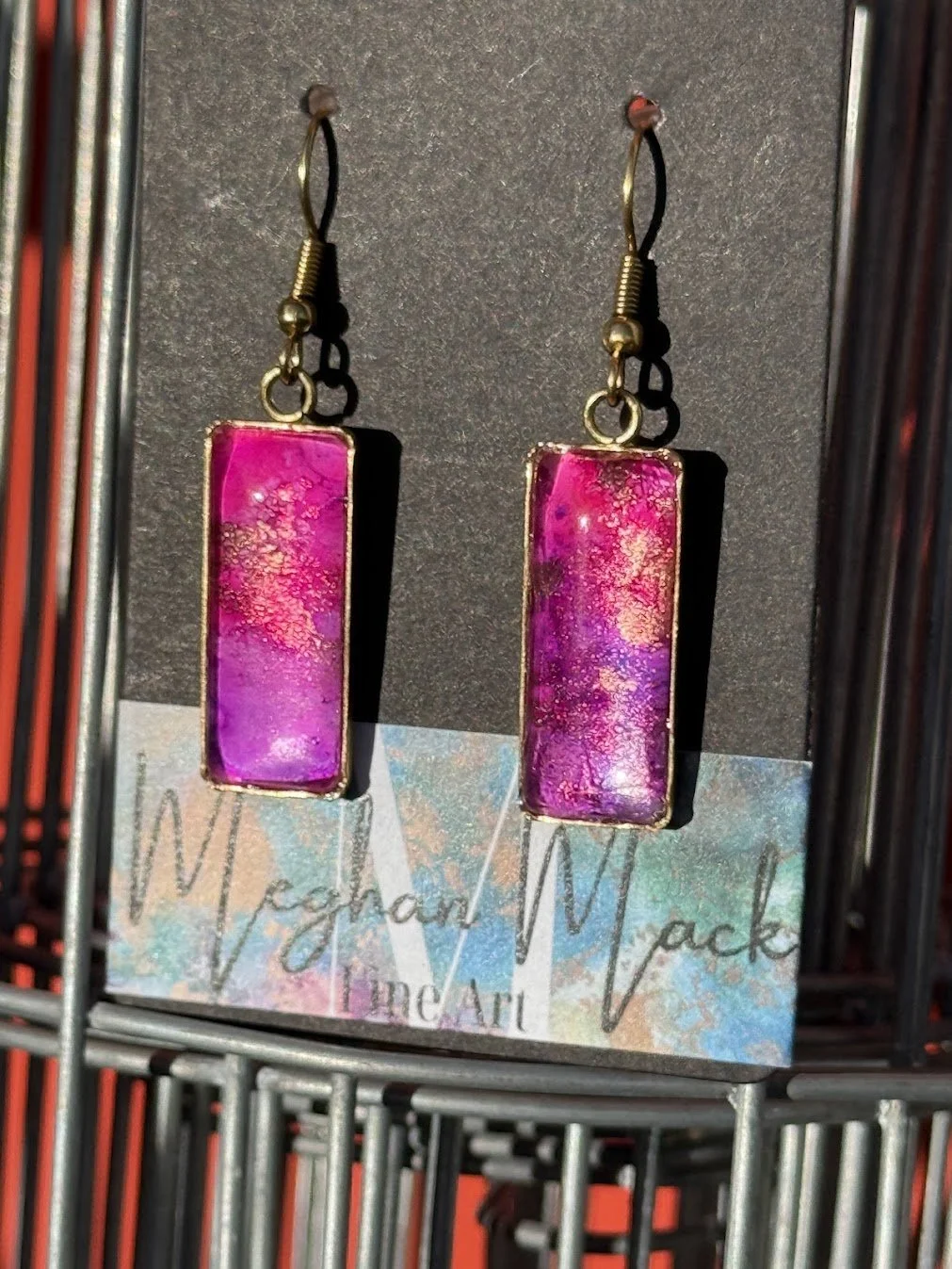 "Essence"  |  Mixed Media Earrings  |  Handcrafted Statement Jewelry