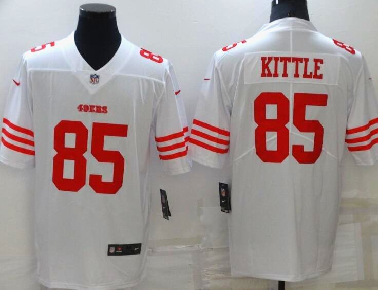 San+Francisco+49ers+%2385+George+Kittle+2022+Vapor+Untouchable+Limited+Jersey+White.jpg