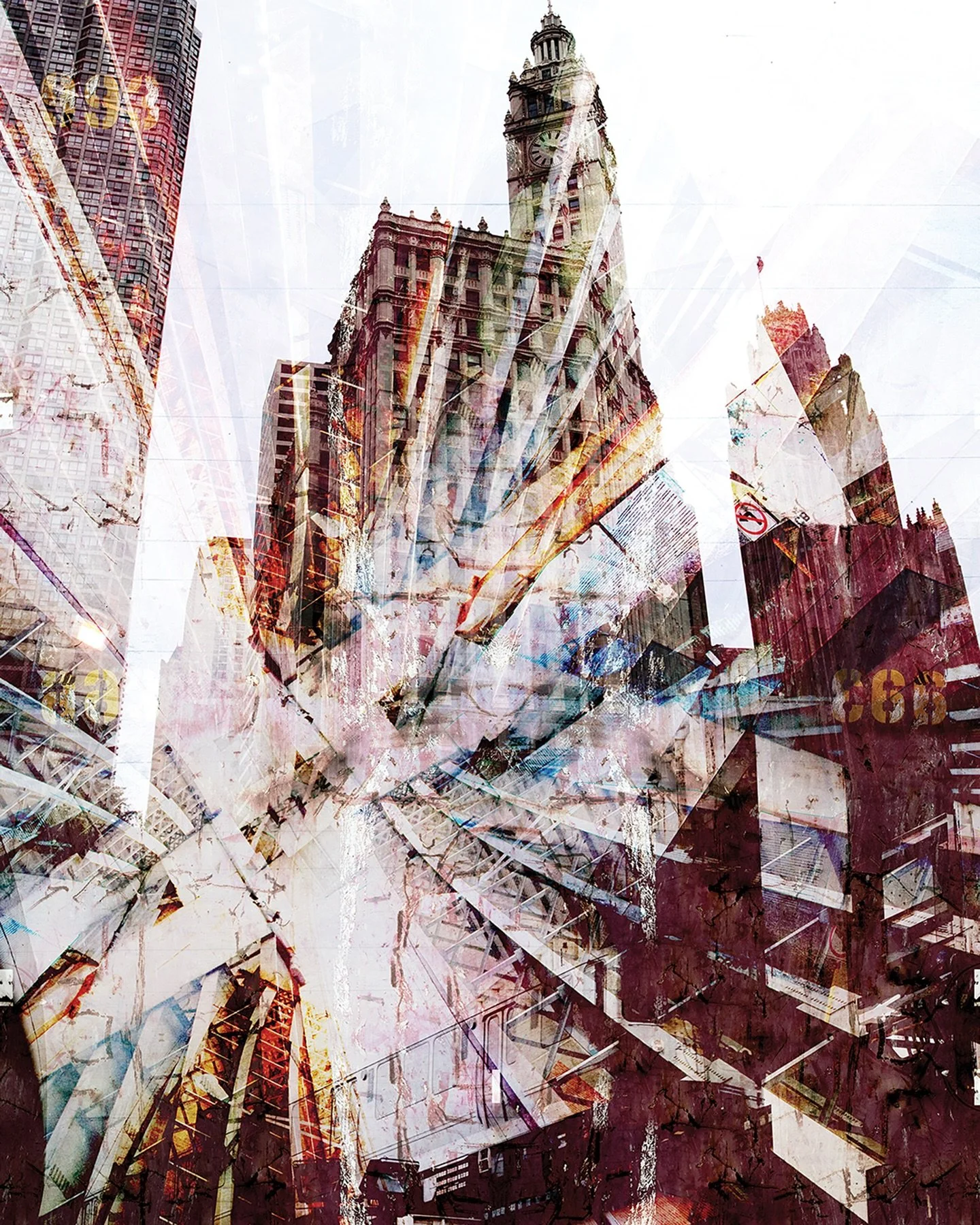 ARTWORK SPOTLIGHT💡 Ambition of Gotham - original artwork available on metal or canvas at various sizes largest being 30&rdquo; x 40&rdquo;. Drawing inspiration from the city, where ambition and grit are more than mere traits&mdash;they&rsquo;re a wa