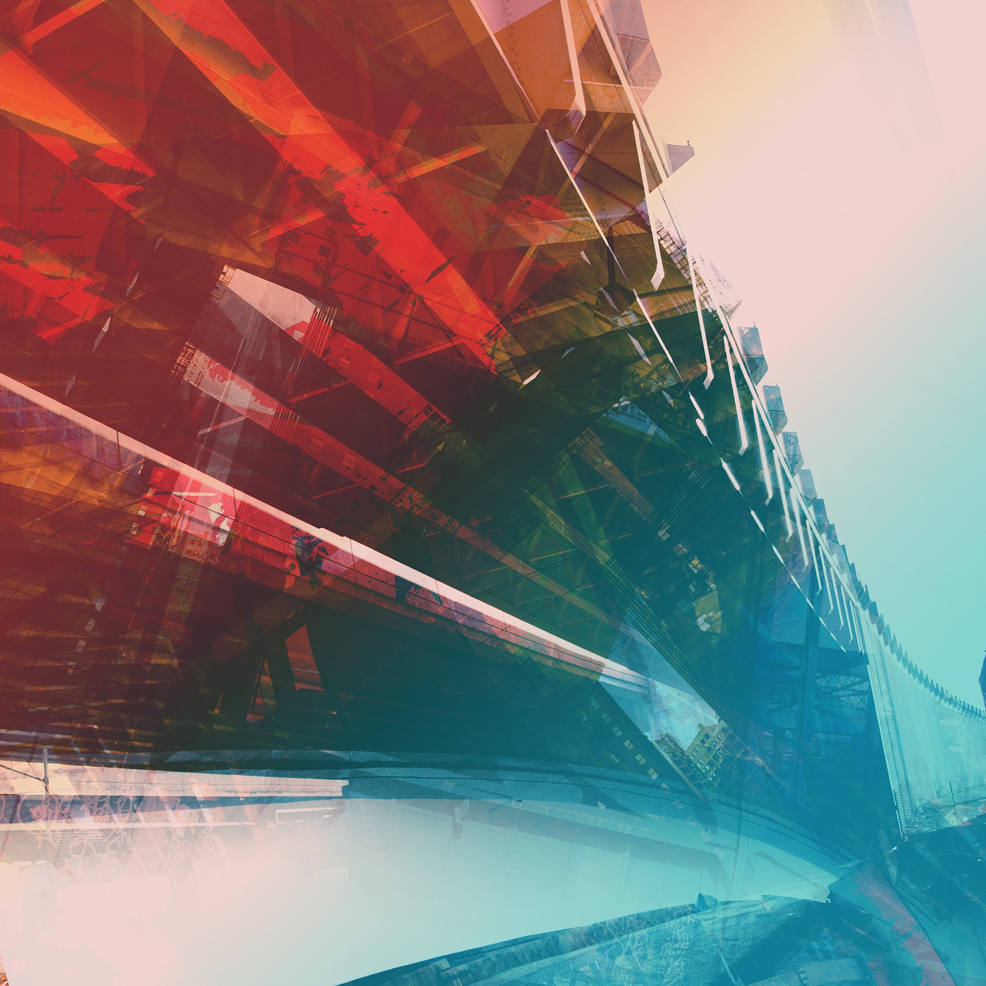 Iron Upheaval by Nick Haas, urban-inspired art piece with sophisticated tones and bold textures