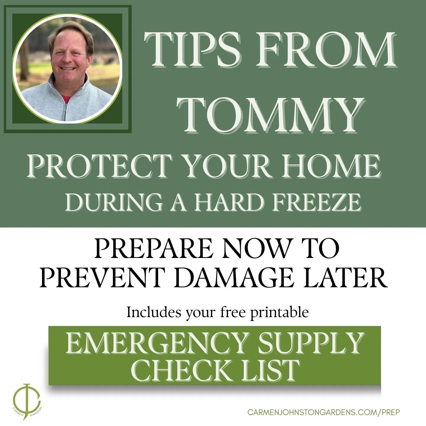 Prepare your home & PROTECT YOUR PLANTS before a hard freeze — Carmen ...