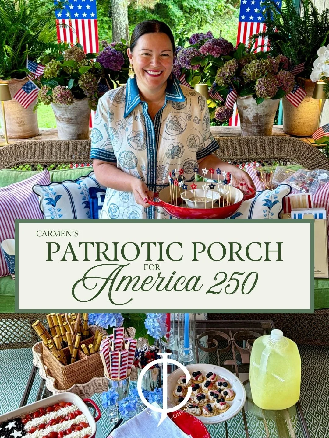 Patriotic Porch Party to Celebrate America 250
