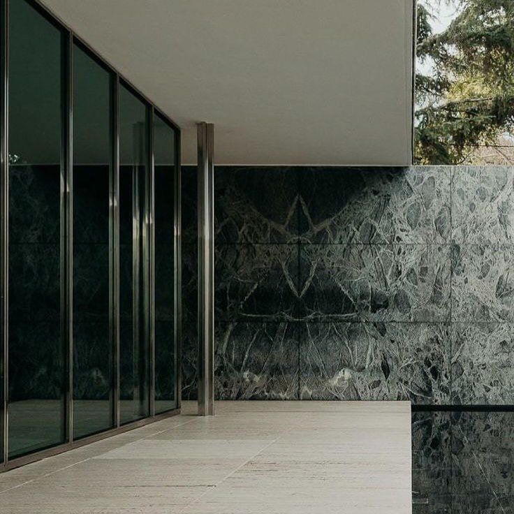 Barcelona Pavilion, designed by Mies Van Der Rohe Via: @ignant