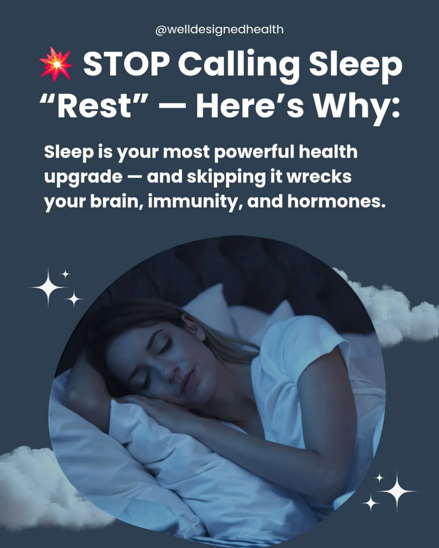 You’re not just “resting” — you’re running a nightly repair program. π οΈ
Miss sleep? You’re letting brain trash pile up, weakening your immune system, and throwing off your hormones.
Here’s what happens whil