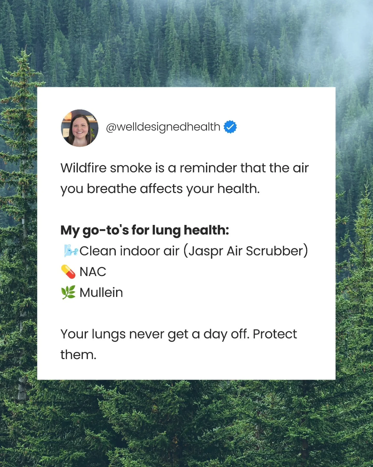 🌫️ Wildfire smoke is a reminder that the air we breathe affects our health every single day.

Most Americans spend about 90% of their time indoors, yet the EPA reports that concentrations of some indoor pollutants can be 2&ndash;5 times higher than 