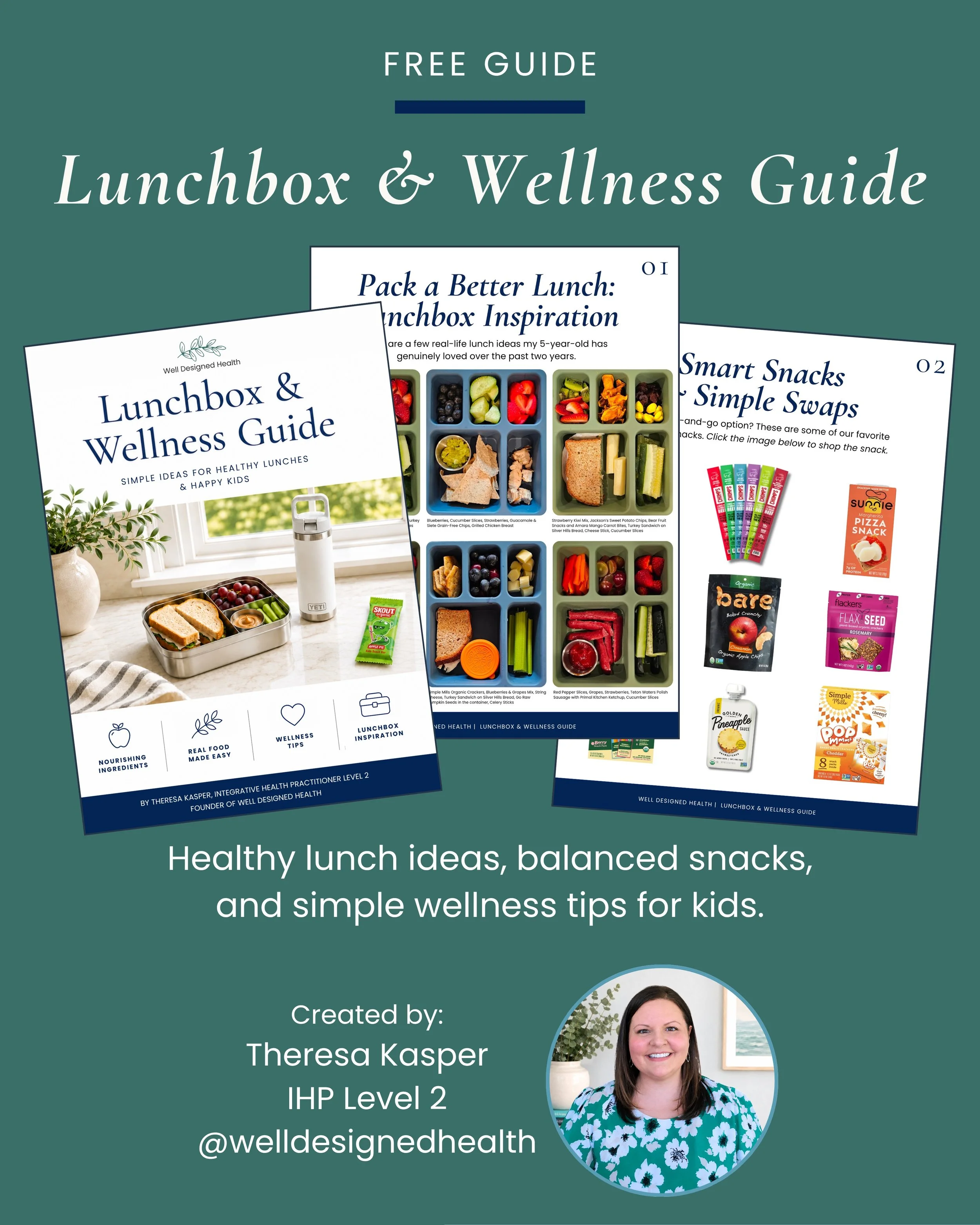 Back to School made easy! 🍎✏️

I&rsquo;m SO excited to finally share my FREE Lunchbox &amp; Wellness Guide with you!

As a former special education teacher, a mom, and now an Integrative Health Practitioner, I know how much we&rsquo;re juggling when