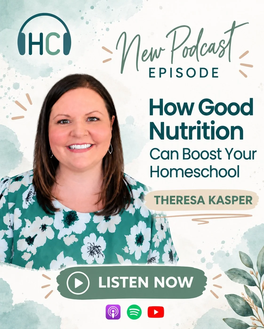 🎙️ NEW PODCAST EPISODE! 🌿

Did you know that what your child eats can have a significant impact on their ability to focus, learn, and thrive?

I recently had the pleasure of joining the Homeschool Connections Podcast to talk about a topic close to 