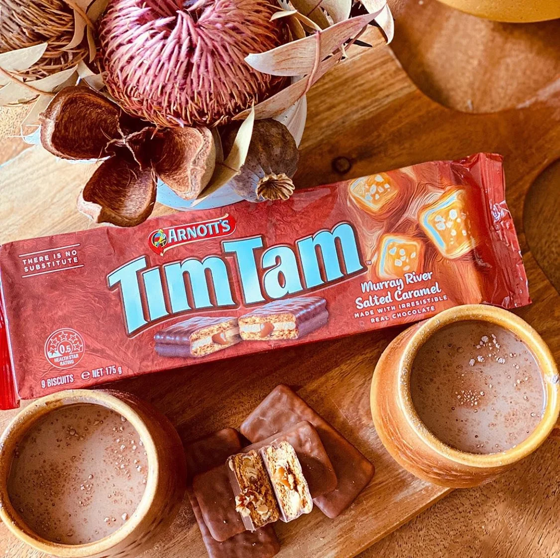 We&rsquo;ve got a few packs of Salted Caramel Tim Tams that are close to their Best Before date, so we&rsquo;ve dropped the price down to &pound;3. 

I&rsquo;ve actually eaten some after their BBF days and *SPOILER ALERT* I didn&rsquo;t die! In fact 