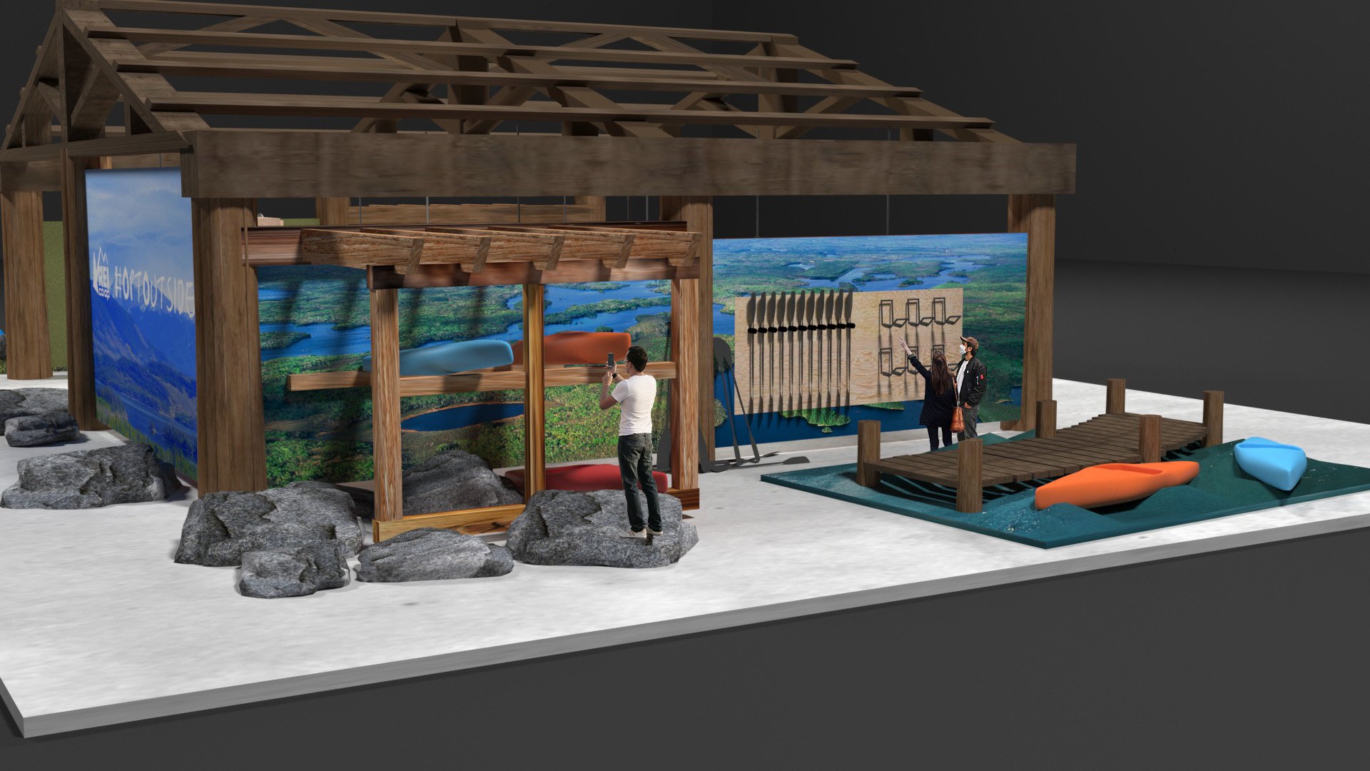 "the boat racks"