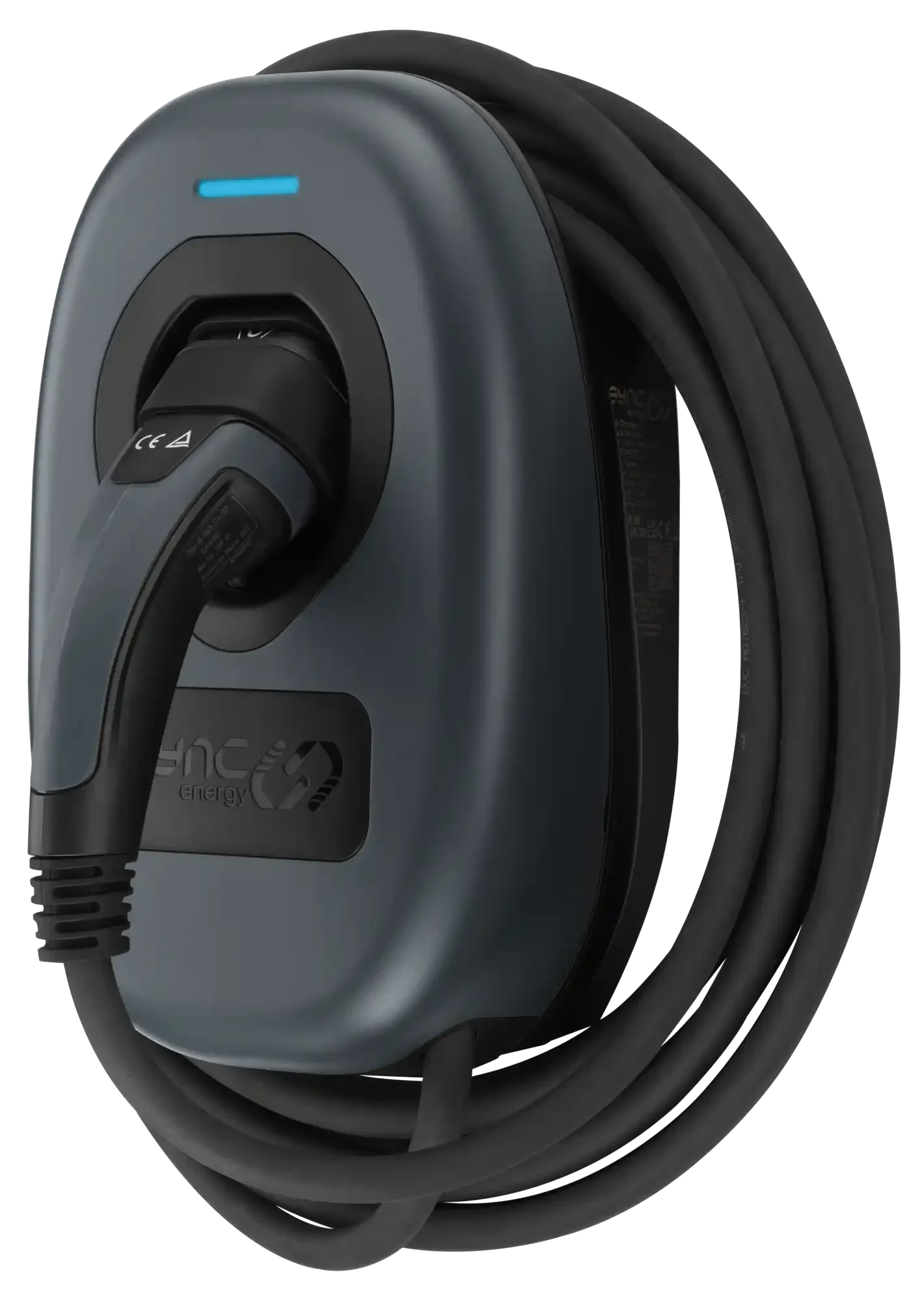 Sync Energy Wall Charger 2 featuring built-in PEN fault protection and integrated Wi-Fi, Ethernet, and 4G connectivity smart EV charger for home installation in Andover Hampshire, UK