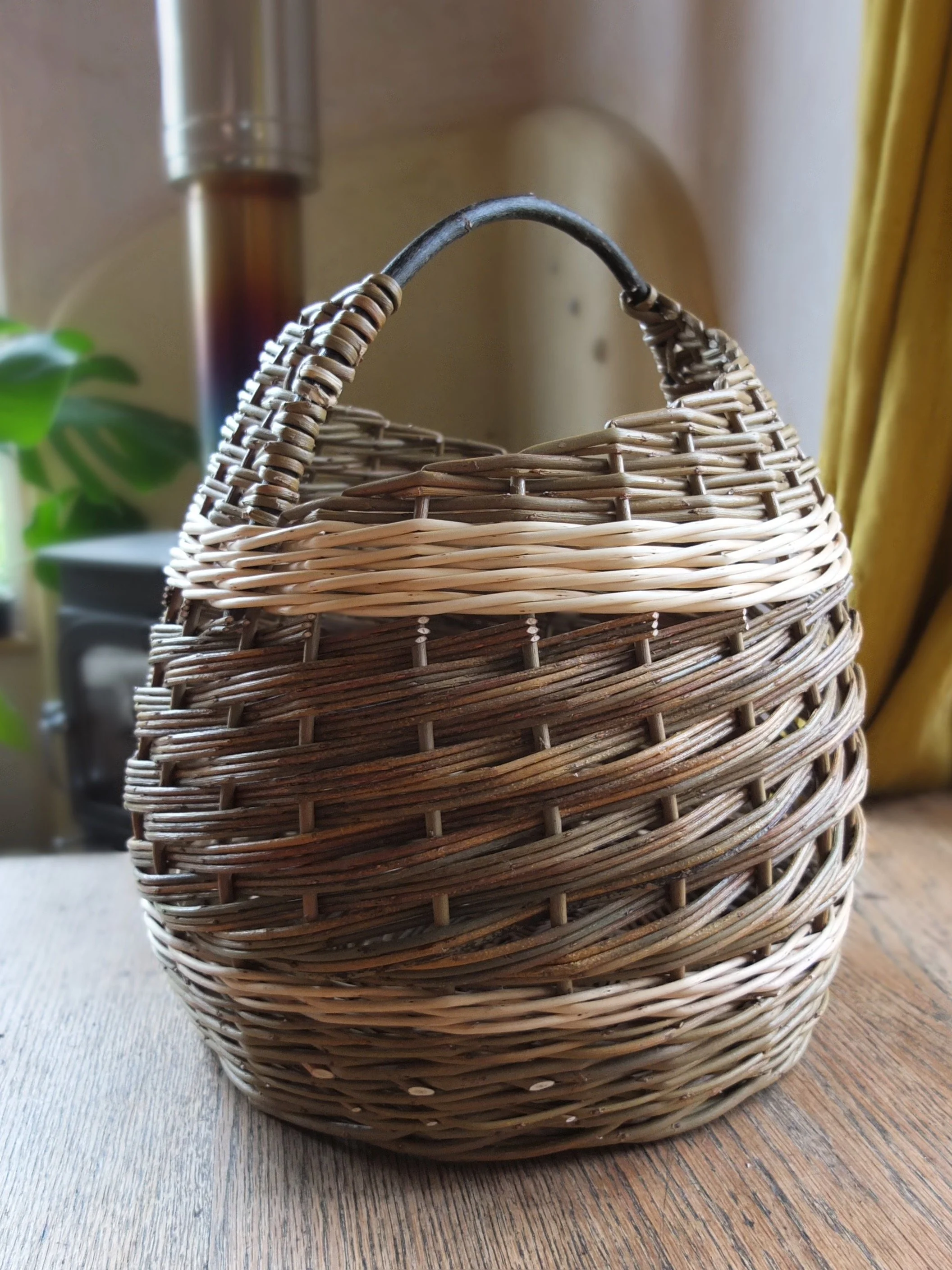Asymmetric Spiral topped baskets - weekend workshop