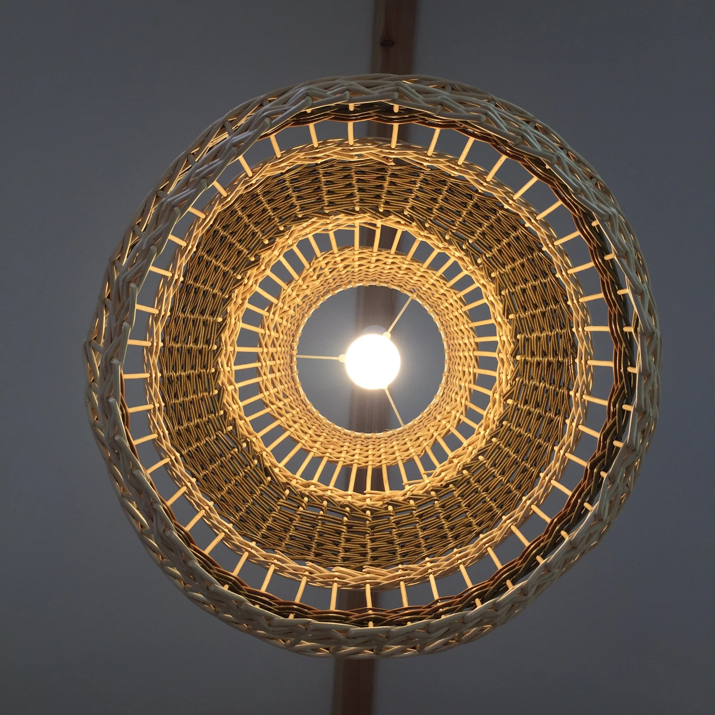 Willow Lampshades at New Brewery Arts