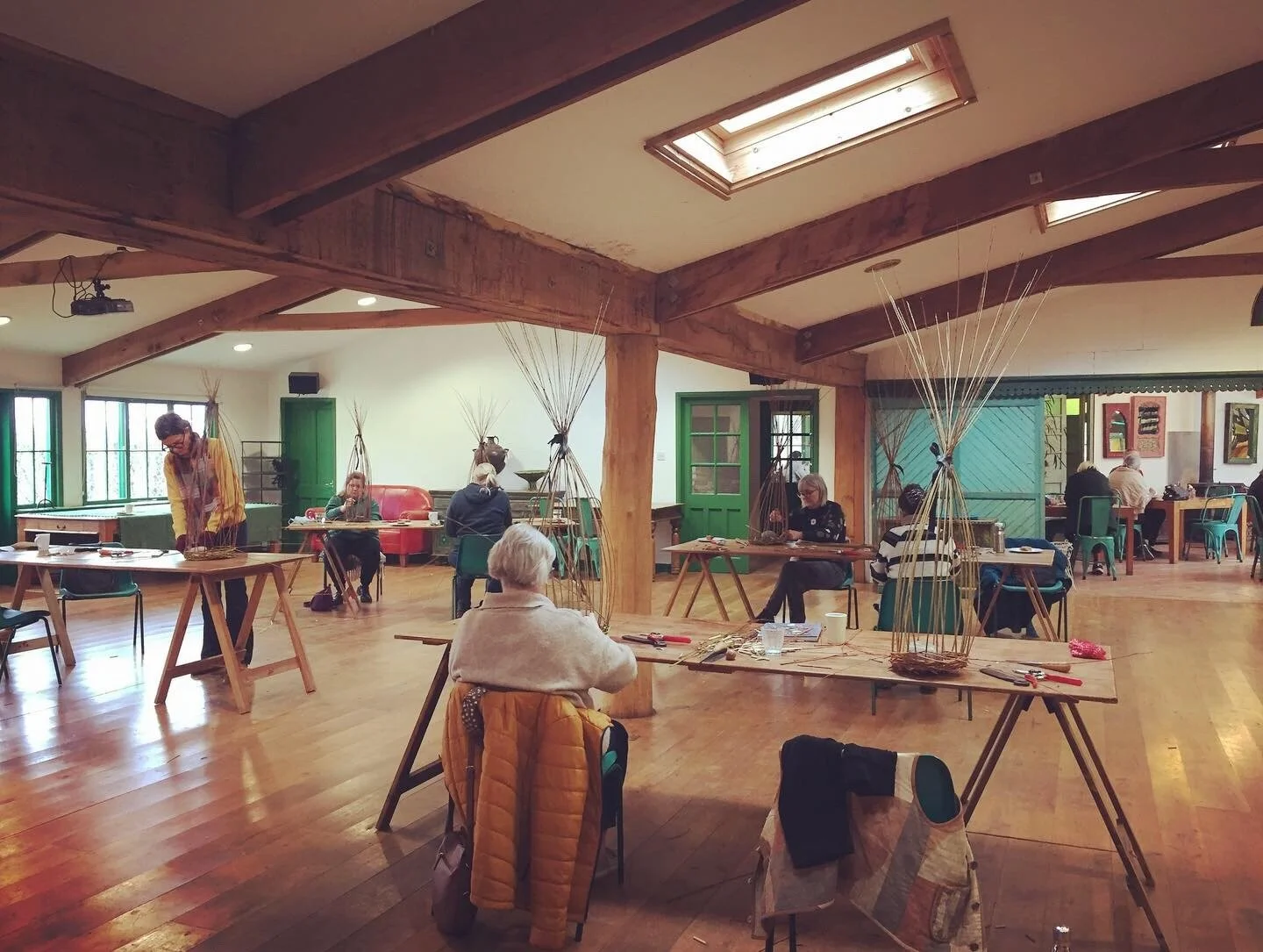 Abbey Home farm basketry workshop