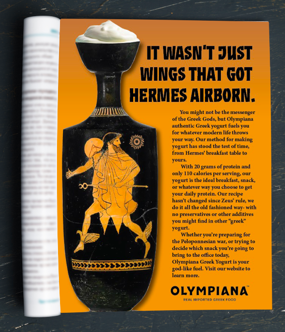 This is our print magazine ad, it was our first strong idea for this campaign and it set the tone for future ads.