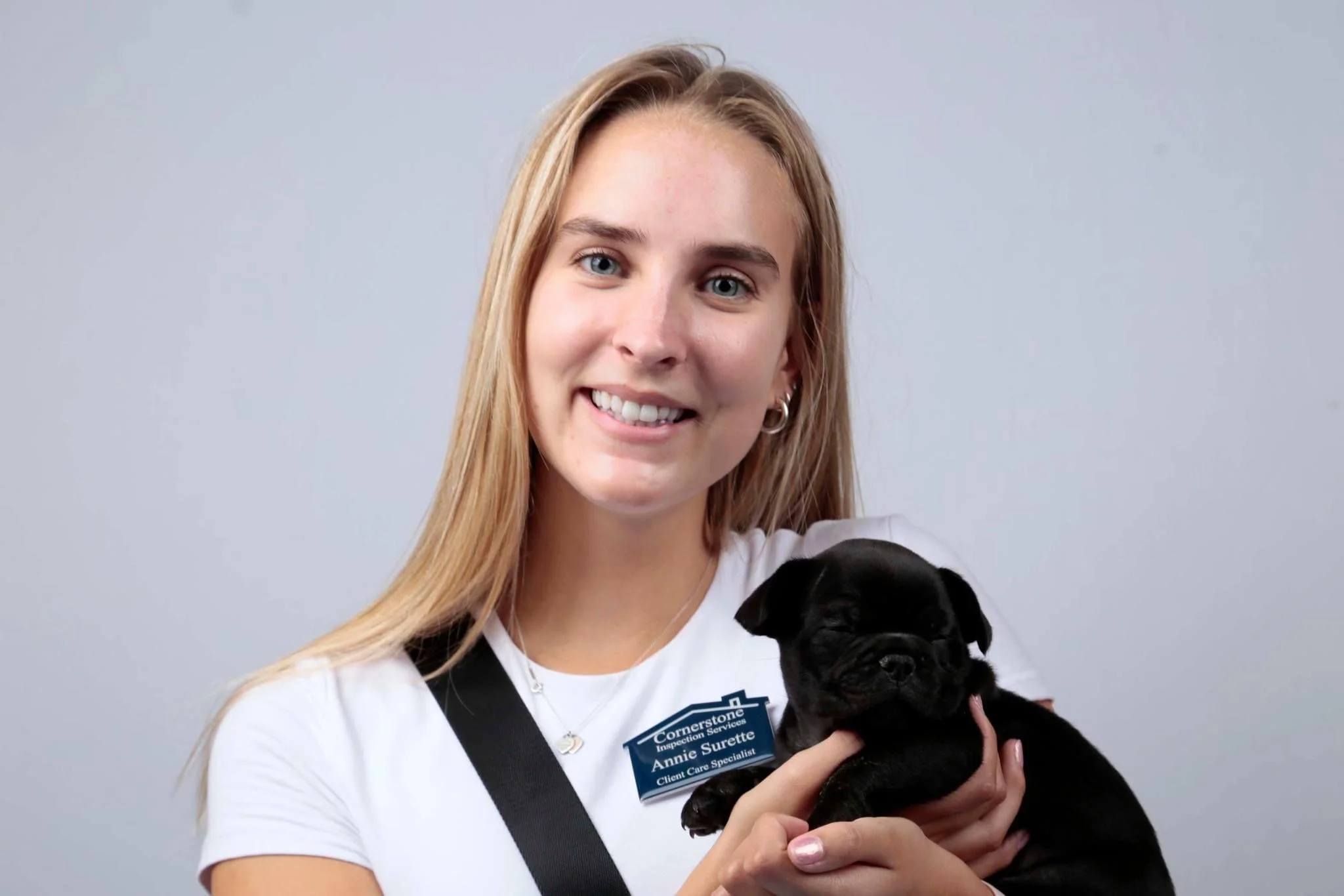 Real-estate networking event featuring some French Bulldog puppies!