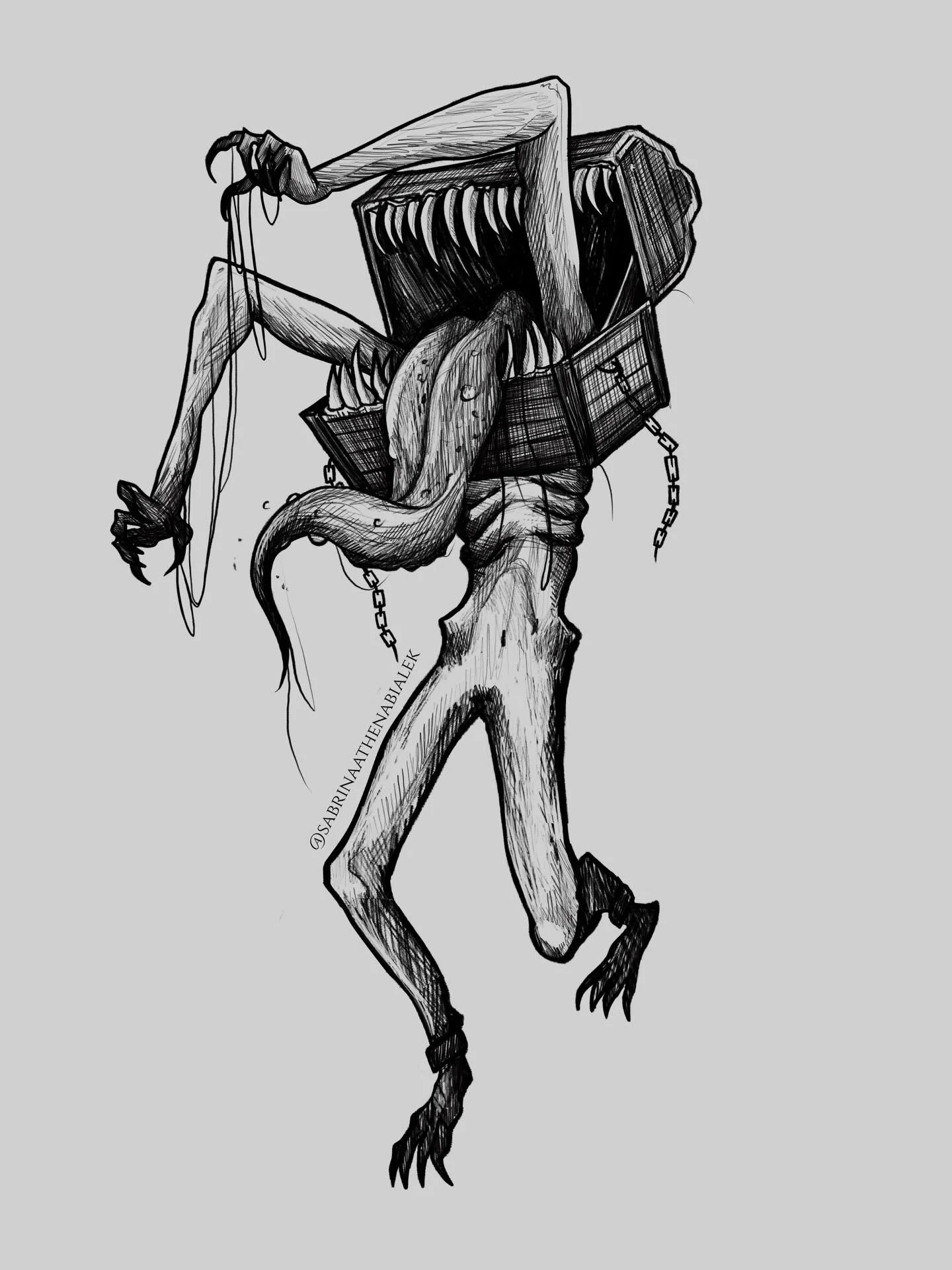 The Mimic. I haven&rsquo;t played Dark Souls yet but it&rsquo;s certainly on my list. 
What other game characters would you like to see me draw?