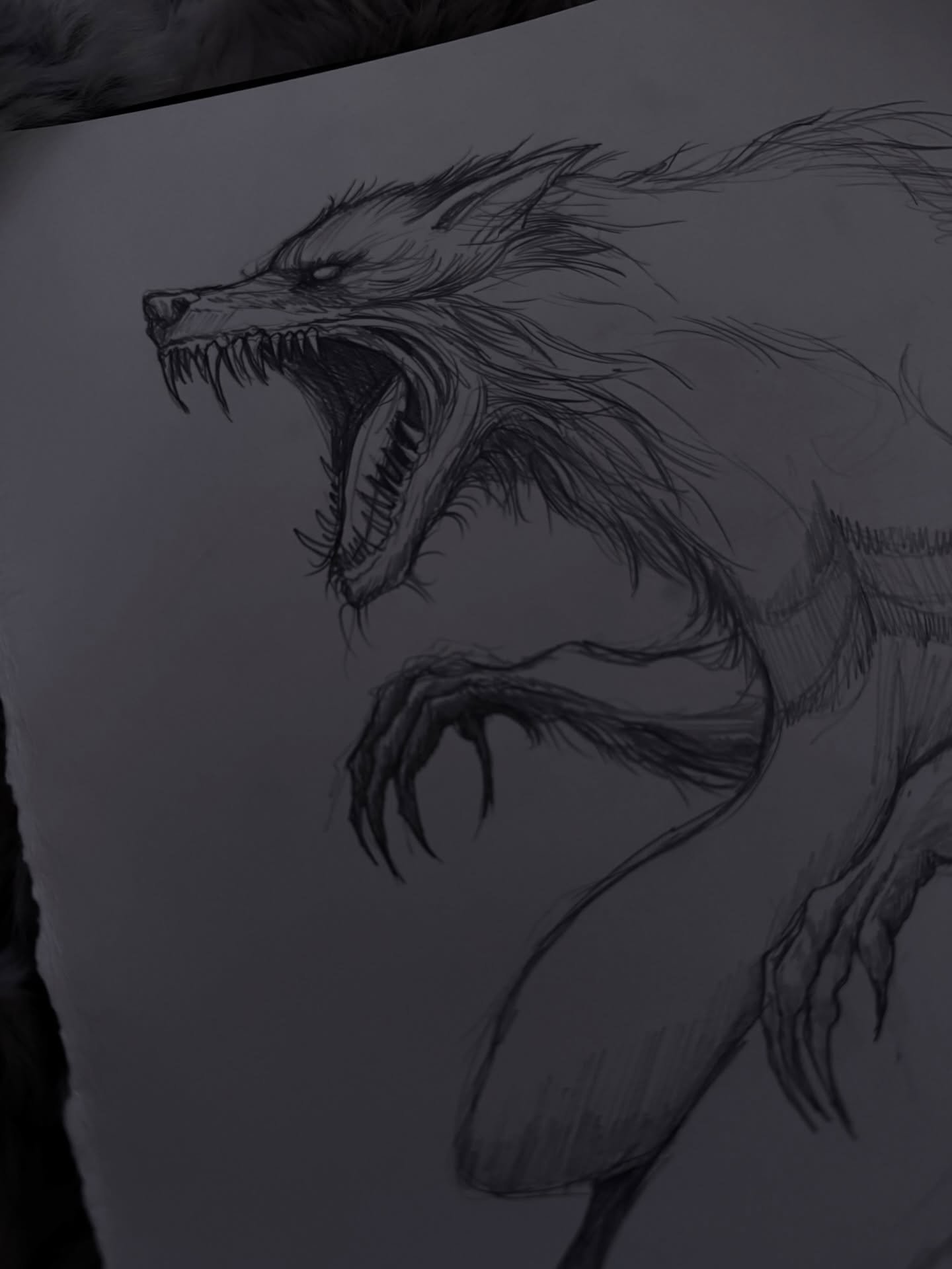 Evening meditation
#darkart #darkfantasy #darkwork #werewolf #appalachialover