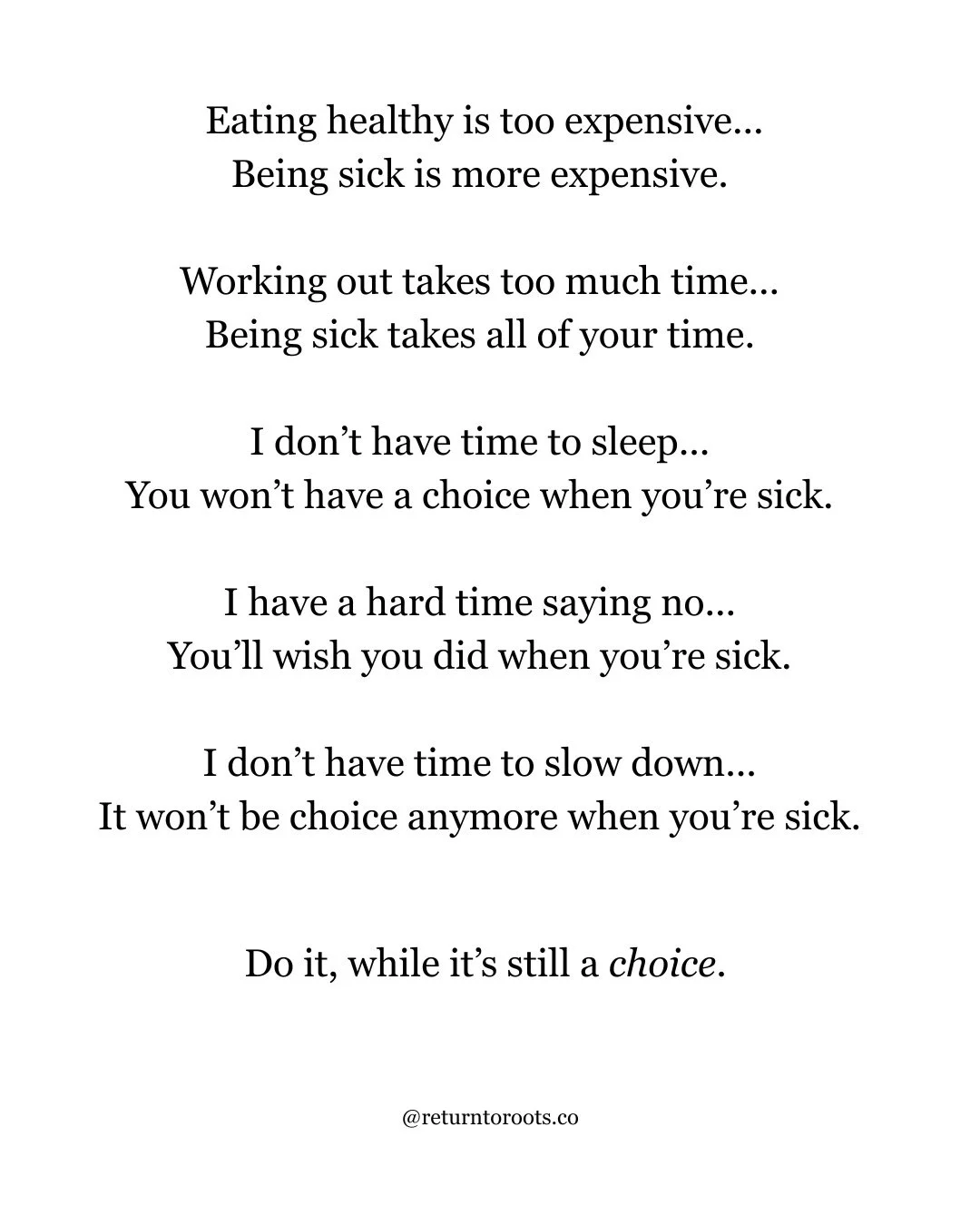 Taking care of yourself isn’t selfish—it’s a conscious choice you make every day. Whether it’s nourishing your body, moving with intention, or simply pausing to breathe, every small action adds up. Remember, you have the power