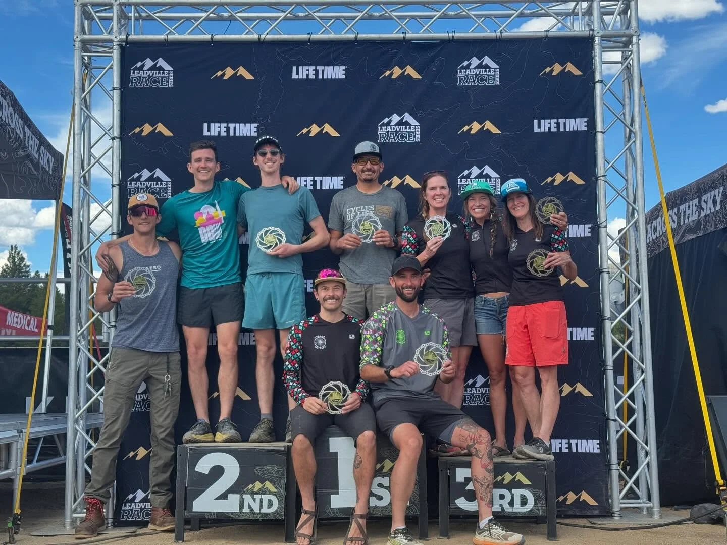 What a great weekend of racing! Conditions were awesome, the weather was even better and to top it off our two teams stood on the podium! Nice work out there everyone!! @leadvilleraceseries