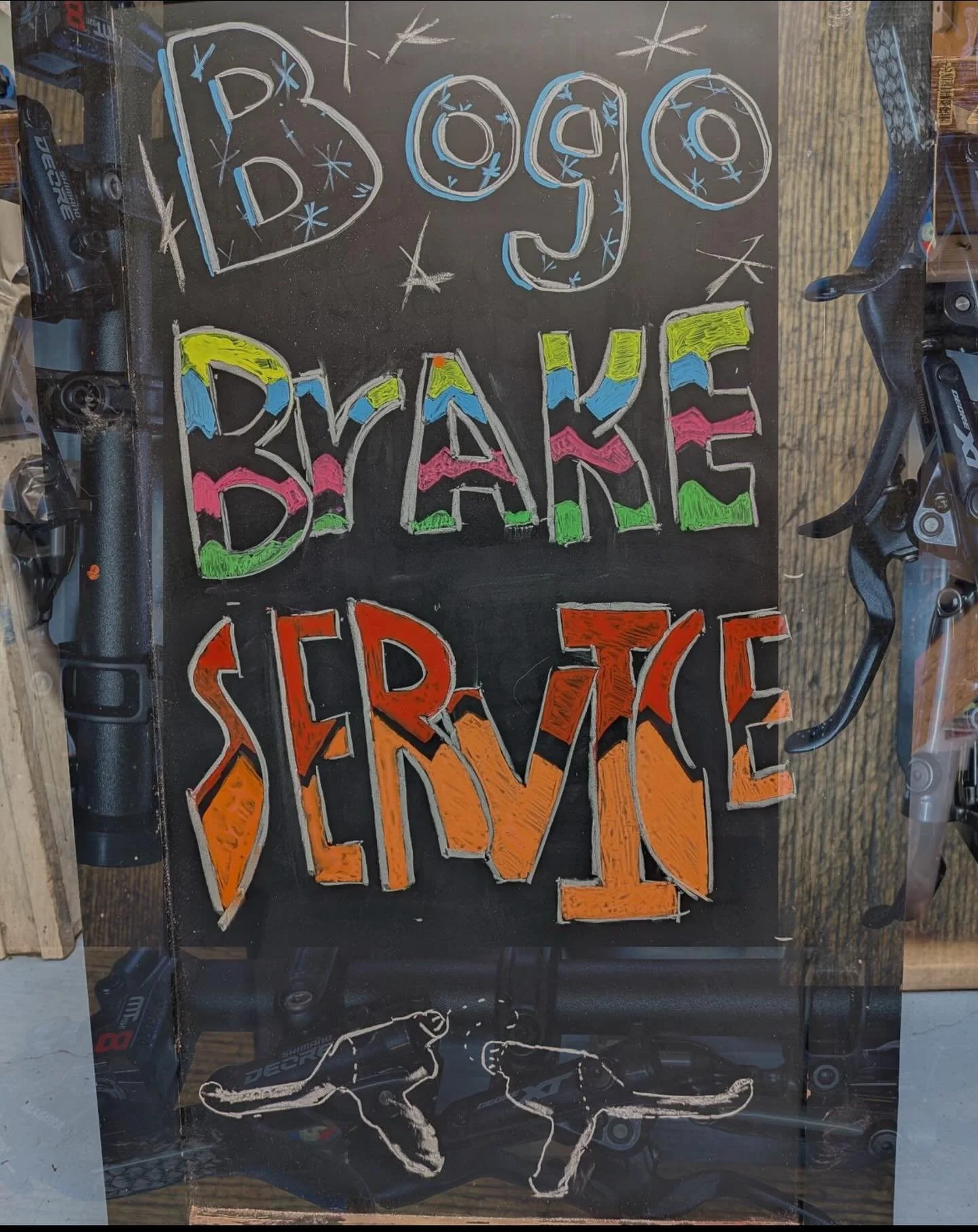 Welcome to March everyone! Let&rsquo;s kick it off by dialing in those  brakes. Whether they&rsquo;re squishy, squeaky, or causing slight panic on descents. Bring your bike in and we&rsquo;ll get them feeling fresh again!  2 for  1 / BOGO / 50% off h