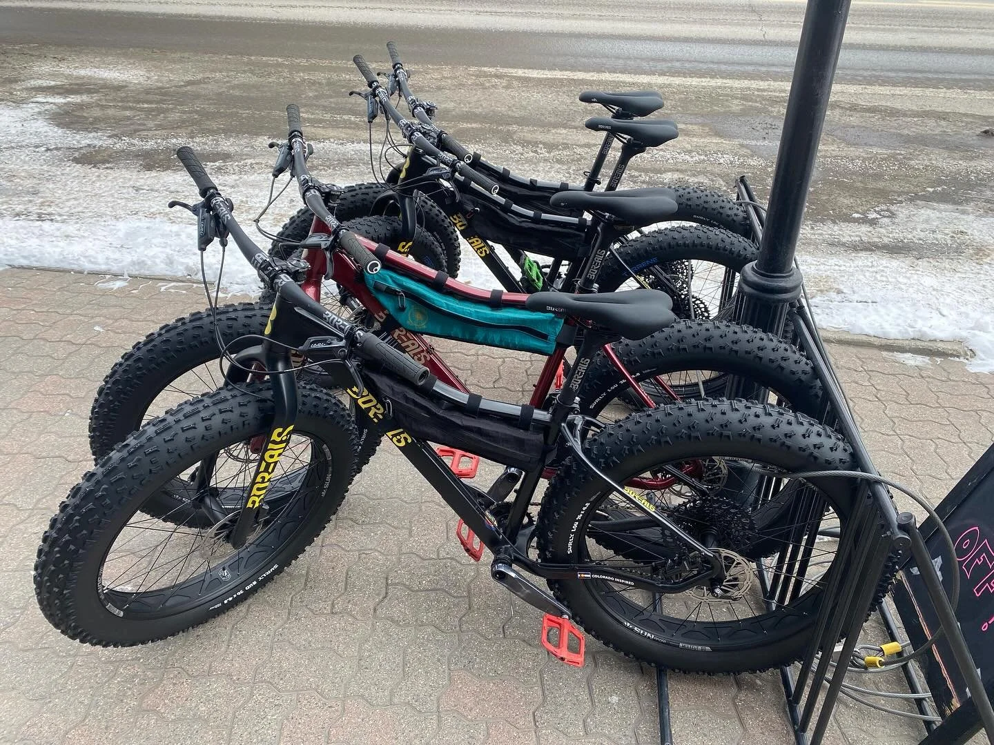 From now through February 6th, rent a fat bike for the day for half off!..use promo code: LETSRIDE and get out there!