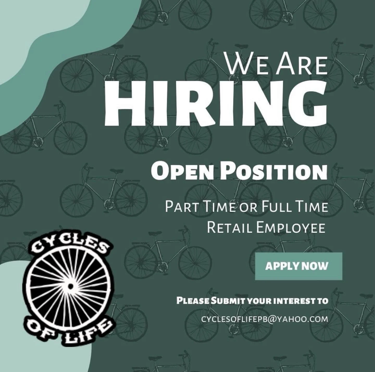 Do you love biking and want to help like minded folks?&hellip;We are looking for help with doing just that!