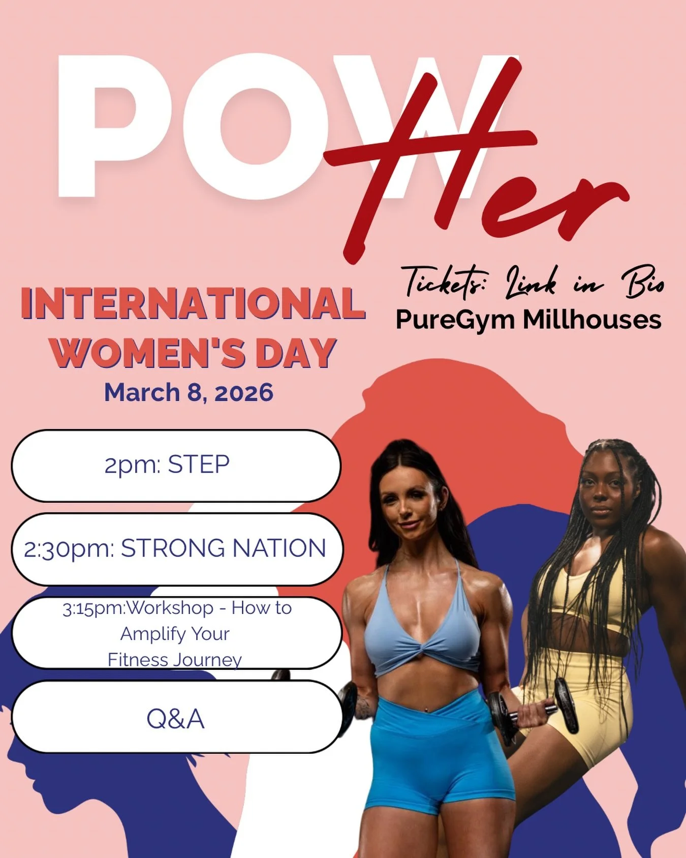 POWHER 💜✨ International Women&rsquo;s Day
TICKETS GO LIVE TOMORROW

Join us in person to celebrate the power, resilience, and spirit of women. This day is all about connection, confidence, and stepping into the strongest version of YOU.

Expect:
🔥 