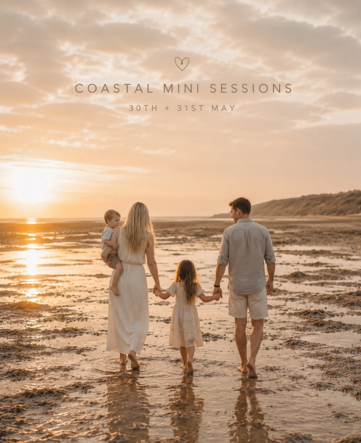 I genuinely can&rsquo;t wait for these coastal sessions this summer 🌊
Slow evenings, soft light, sandy toes and lots of little in-between moments 🤍
I still have a few spaces available across the end of May if you&rsquo;ve been thinking about bookin