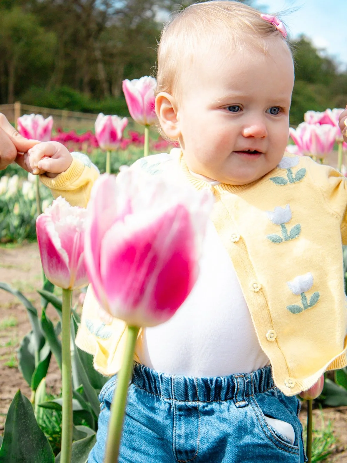 Tulips, tiny smiles &amp; the sweetest little memories 🌸