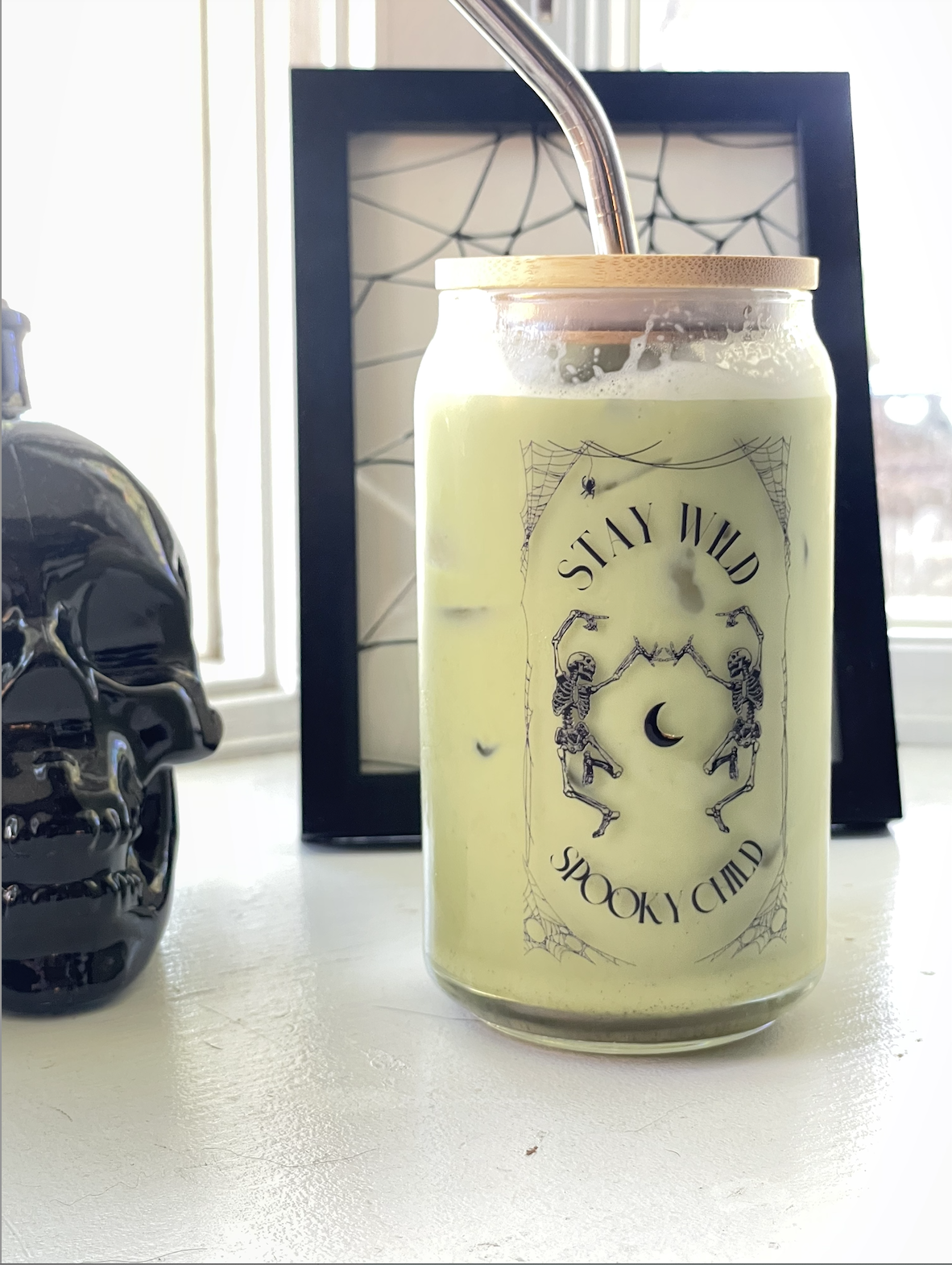 Stay Wild Spooky Child Glass