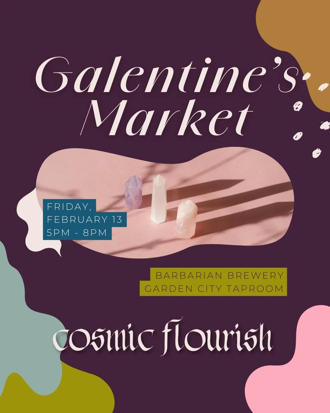 Mark your calendars! We&rsquo;ll be at Barbarian Brewing&rsquo;s annual Galentine&rsquo;s Pop-Up Market next month. 

We won&rsquo;t be doing many public events this year so stop by and say hi while you can. 💕

Friday, February 13
5-8pm
Garden City 
