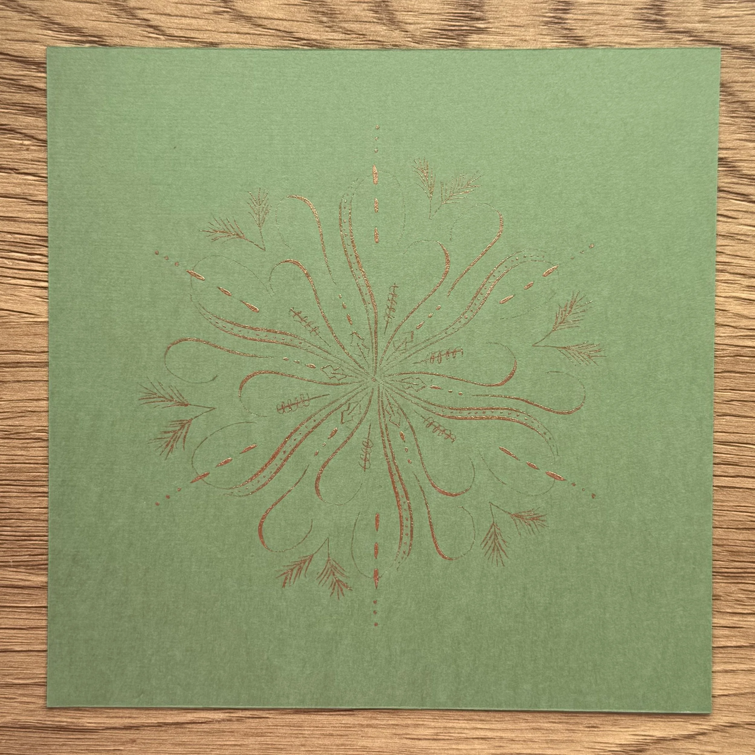 Calligraphic Snowflakes