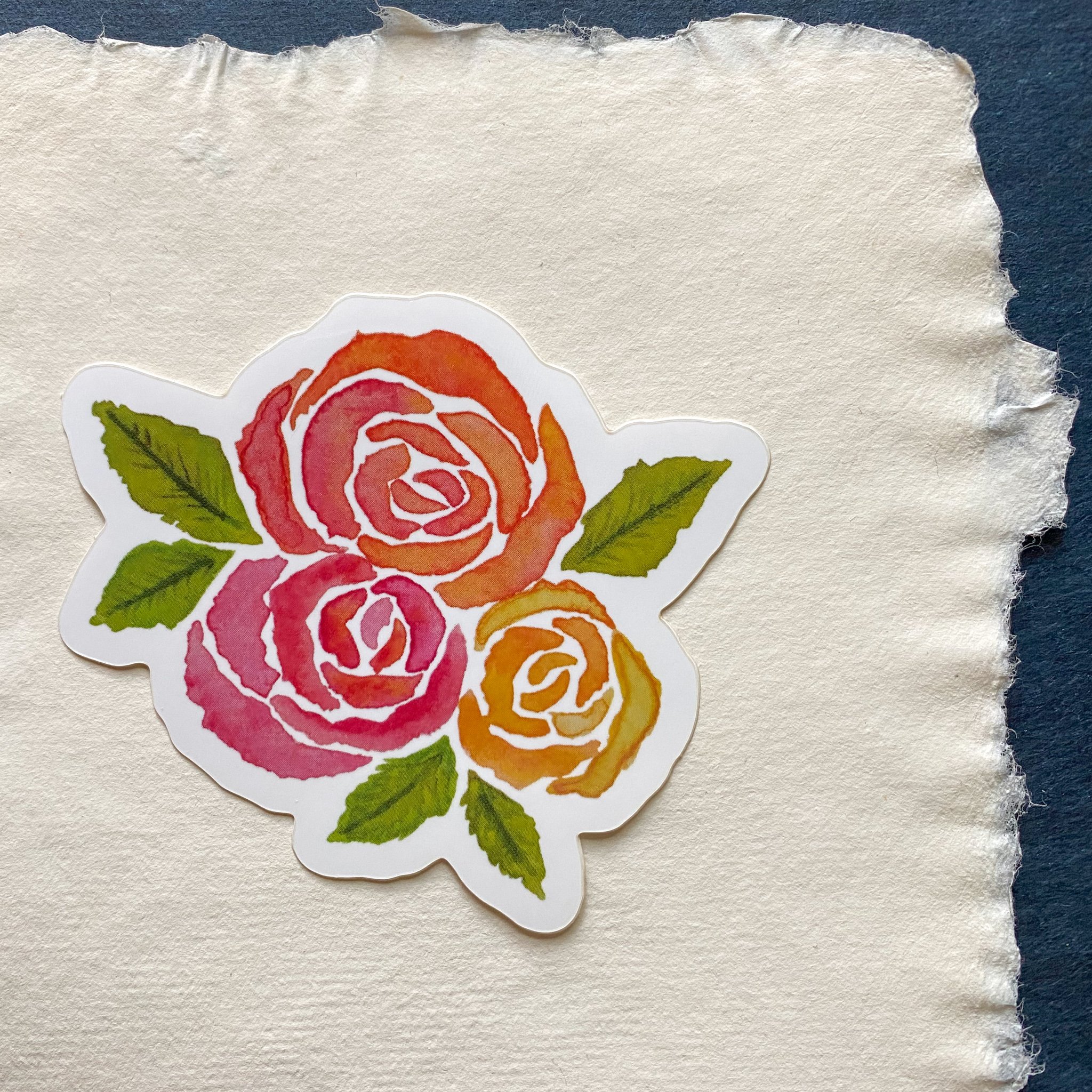Floral Watercolor Sticker