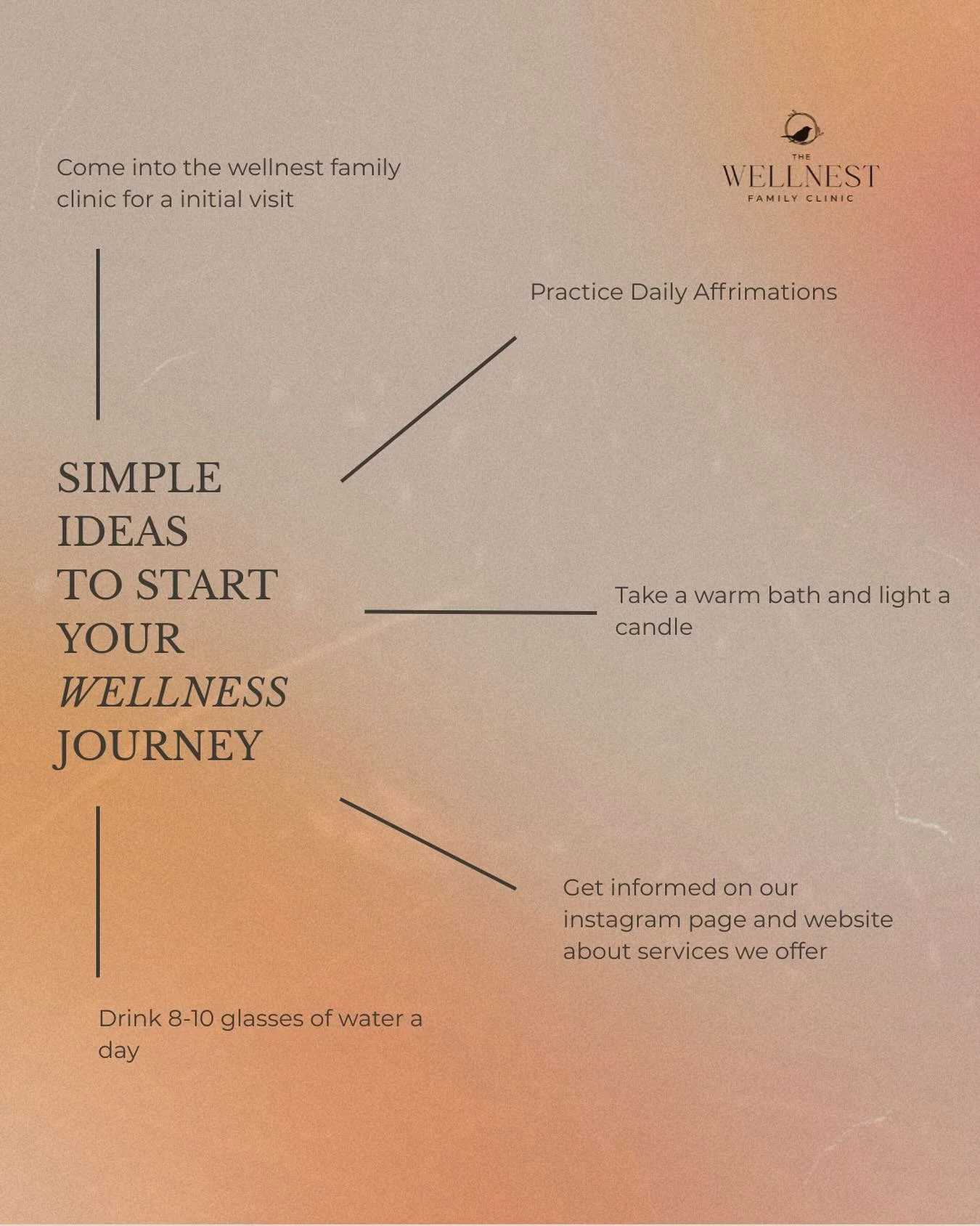 ✨ Ready to start your wellness journey? ✨
Every step towards feeling your best begins with one simple choice — to begin. 🌿
At The Wellnest, we’re here to guide you through every chapter of your health story — with care, intention,