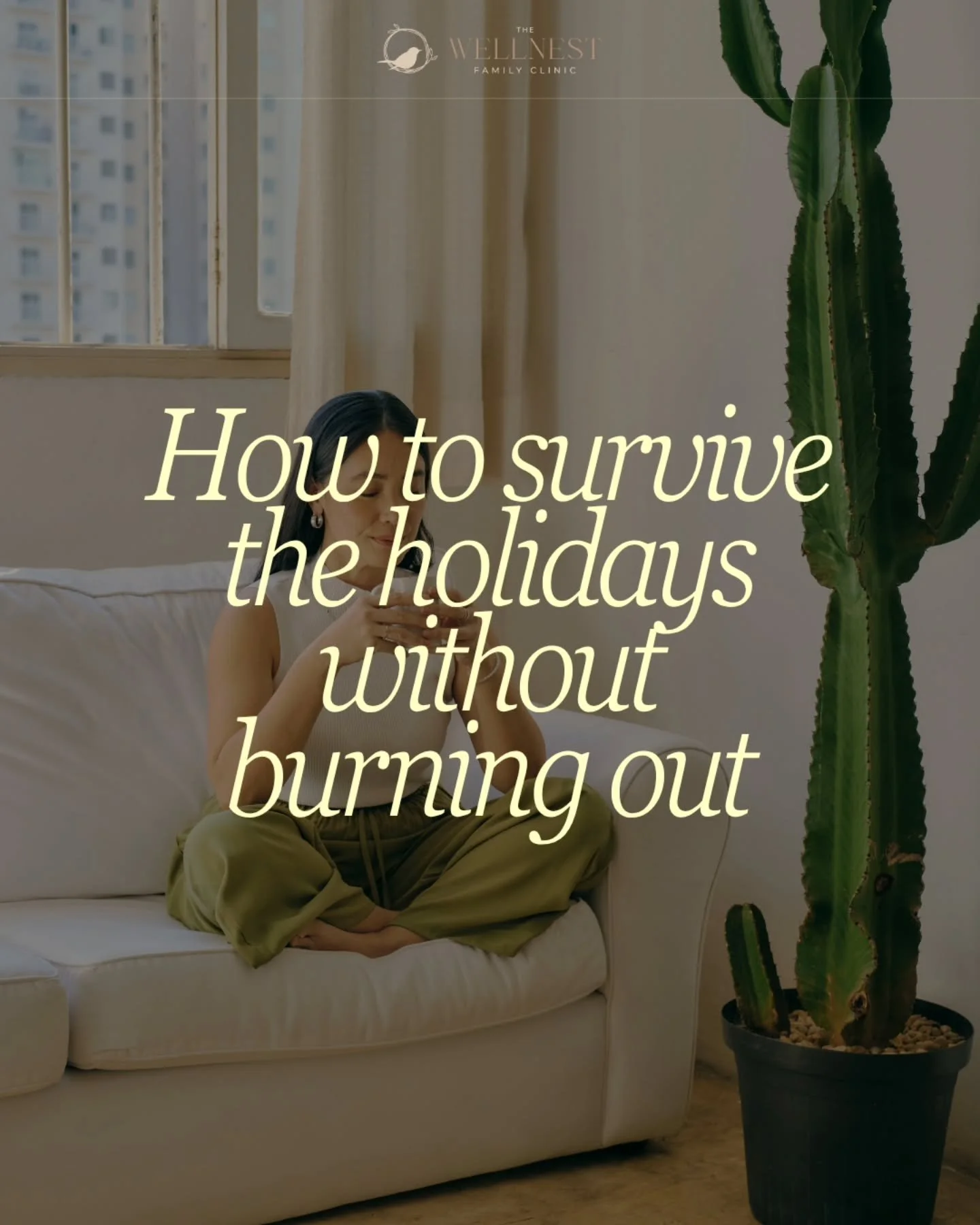 The holidays are magical&hellip; but let&rsquo;s be honest -- they can also be a lot. 🎄✨

Between the hustle, the hosting, the family dynamics, and the endless to-do lists, burnout can creep in faster than the first snowfall. ❄️

This season, gift y