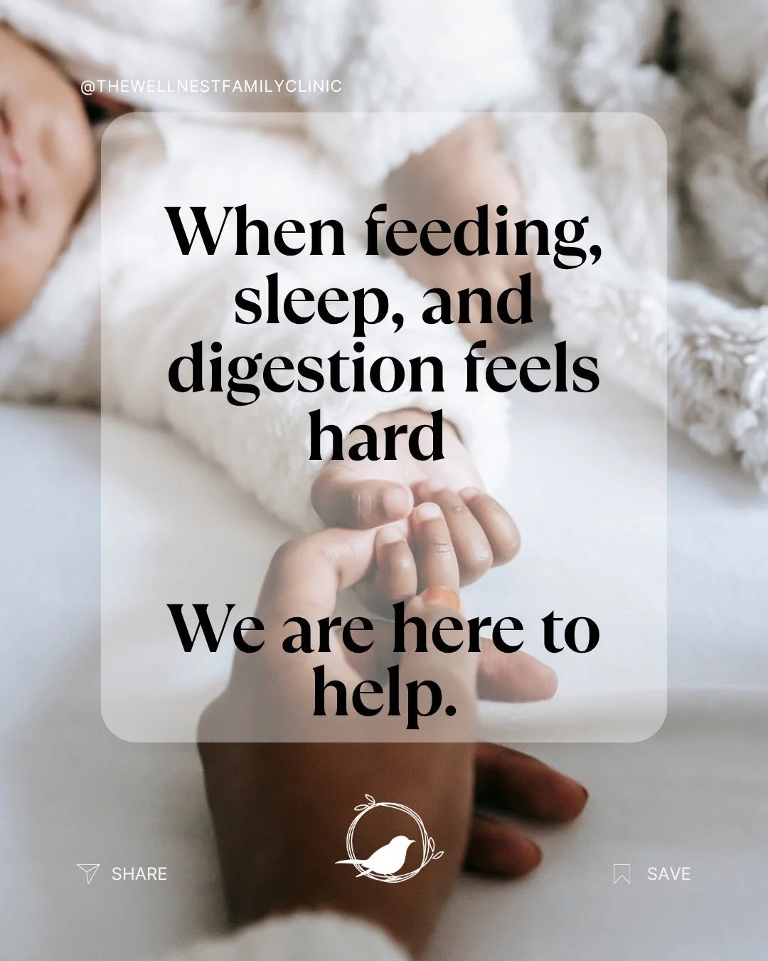 When your baby is struggling with feeding, sleep, or digestion, it can be hard to know where to turn first.

The truth is, these concerns are often more connected than they seem. A feeding challenge may impact sleep. Digestive discomfort can make it 