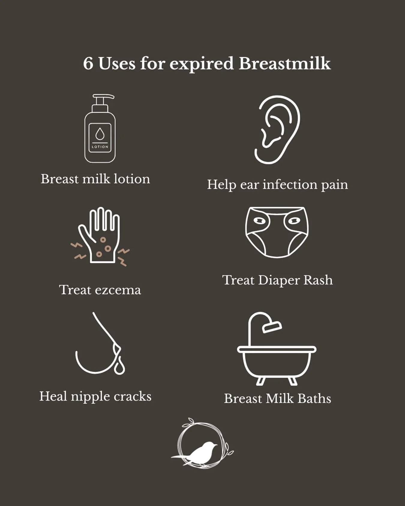Expired breast milk doesn&rsquo;t have to mean it goes straight to the sink.

While it&rsquo;s no longer safe for feeding, there are still a number of creative and practical ways it can be repurposed&mdash;supporting everything from skin care to keep