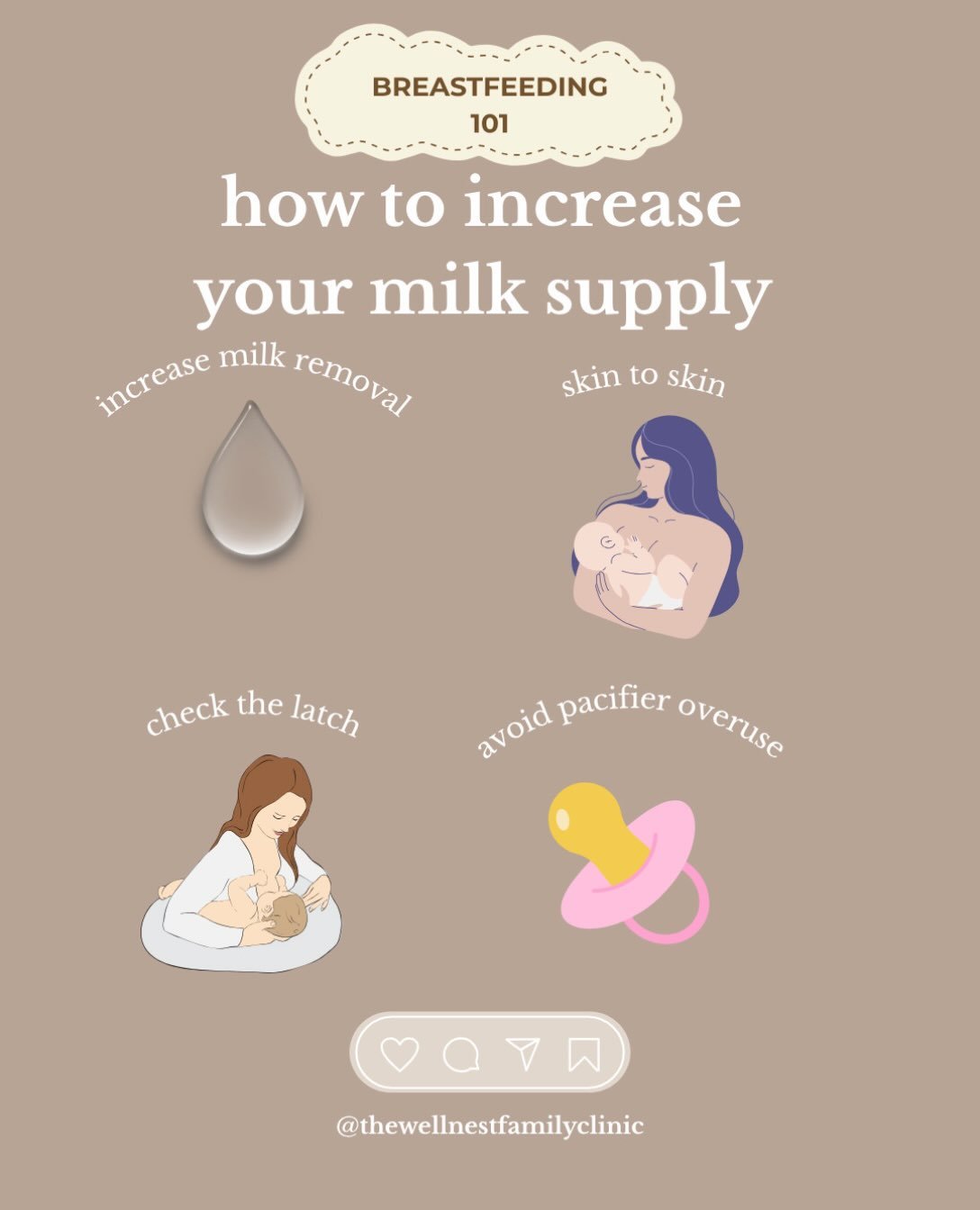 Breastfeeding can be beautiful, but it doesn&rsquo;t always come easy. 🤍

If you&rsquo;re looking to support your milk supply, small changes like frequent feeding, effective milk removal, skin-to-skin, and making sure baby has a good latch can make 